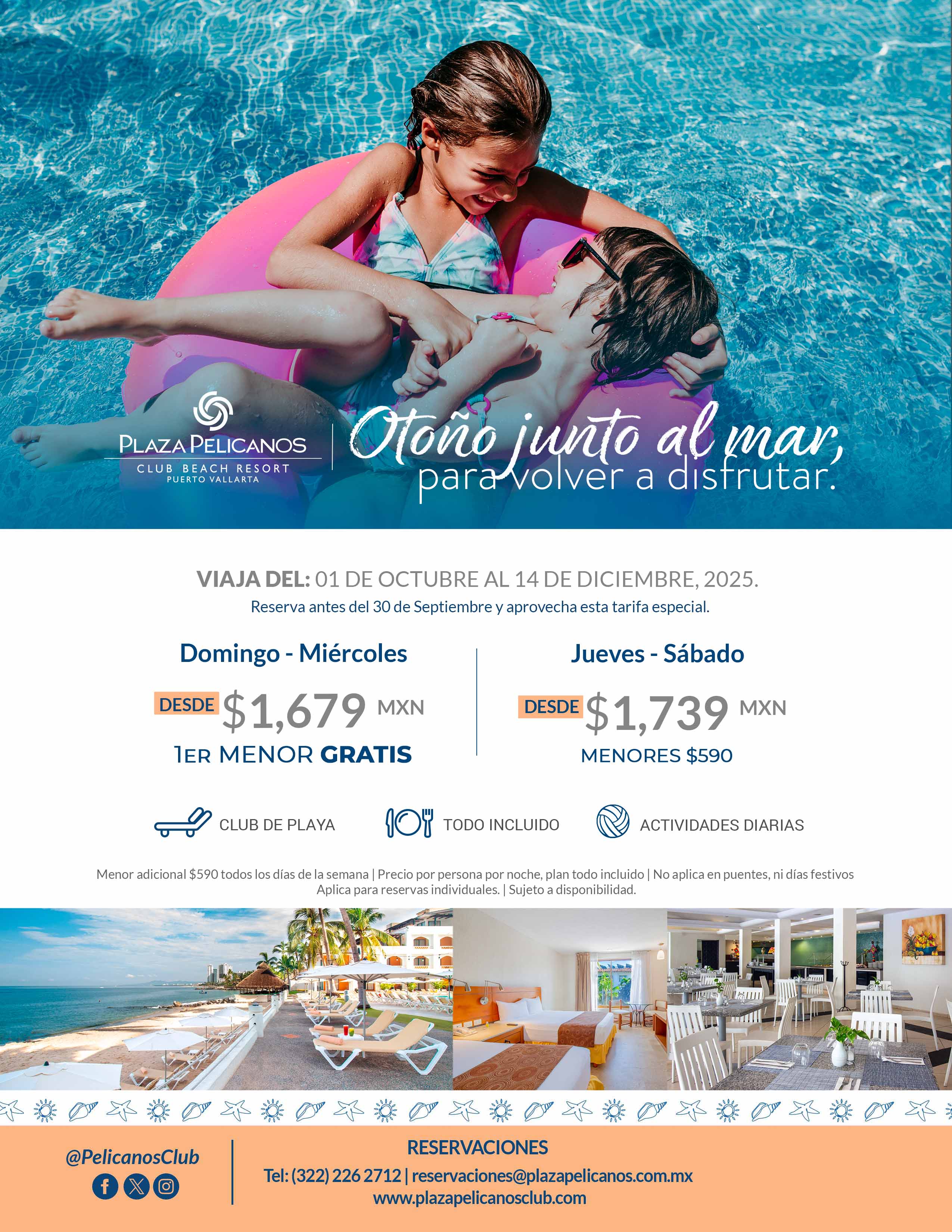 PUERTO VALLARTA-PLAZA PELICANOS CLUB BEACH RESORT ( Todo Incluido ) 